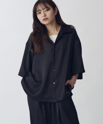 Lui's(ルイス) ヴィンテージサテンボクシーショトスリーブ