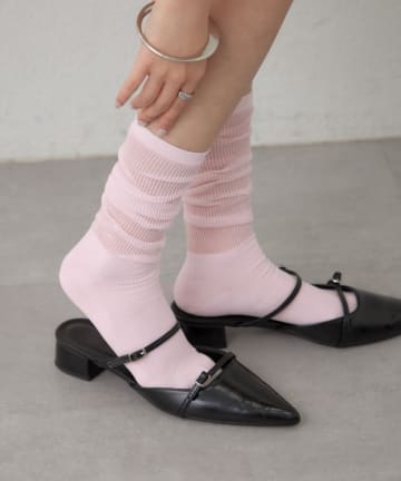 mystic(ミスティック) シアーカラーソックス