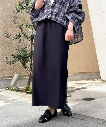 un dix cors(アンディコール) Iラインスカート