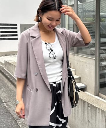 LOUNGEDRESS(ラウンジドレス) ハーフスリーブジャケット