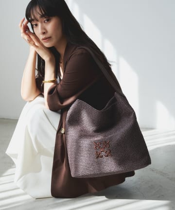 russet(ラシット) ［お気に入り総選挙対象］ナイロンラフィアワンショルダーバッグ