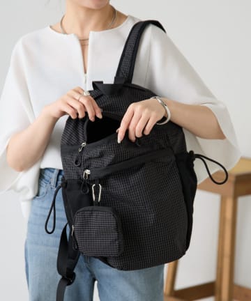 COLLAGE GALLARDAGALANTE(コラージュ ガリャルダガランテ) 【強撥水/軽量】強撥水10ポケットバックパック