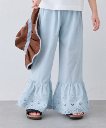 CIAOPANIC TYPY(チャオパニックティピー) 【KIDS】【India】裾レースラッパパンツ