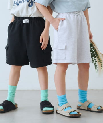 CIAOPANIC TYPY(チャオパニックティピー) 【KIDS】スウェットカーゴショーツ