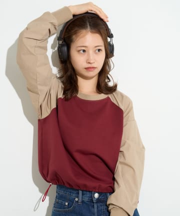 BIRTHDAY BAR(バースデイバー) 【B-DAY STORE】切り替えカットソー　レディス