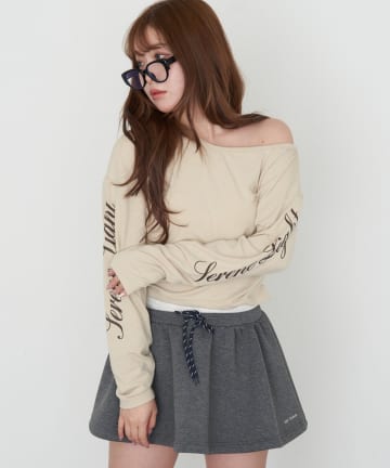 OUTLET(アウトレット) 【RAY CASSIN】ワンショルロゴロンT