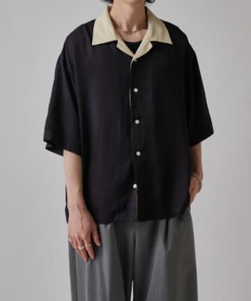 Lui's(ルイス) レーヨンボーリングシャツ