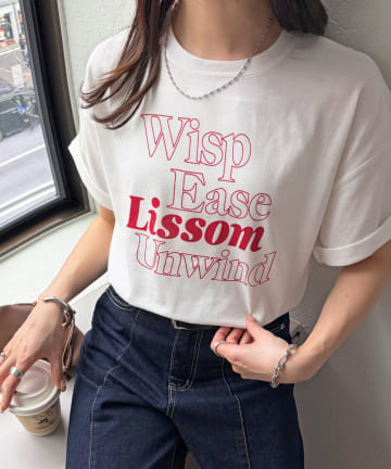 DISCOAT(ディスコート) 【WEB限定】アソートフォントロゴT