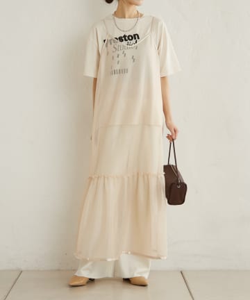 Omekashi(オメカシ) メッシュキャミワンピース