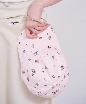 mystic(ミスティック) フラワーストライプキャップ