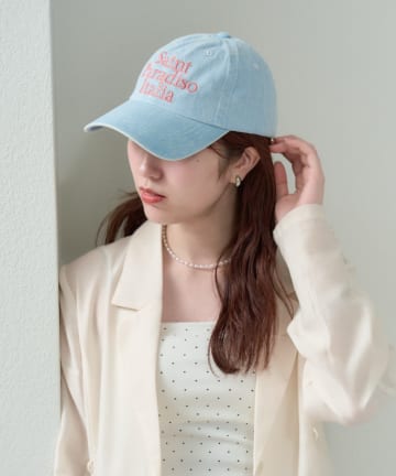 mystic(ミスティック) デニムロゴキャップ