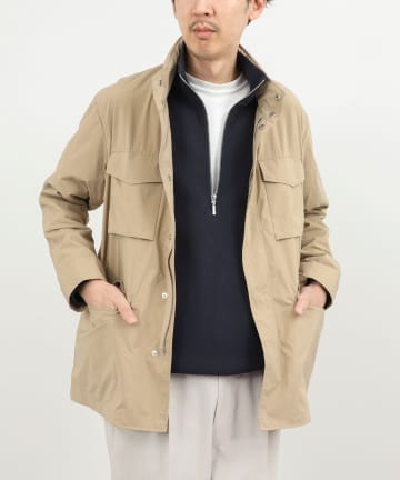 NOLLEY'S(ノーリーズ) 【ダントツ撥水】M65タイプフードブルゾン