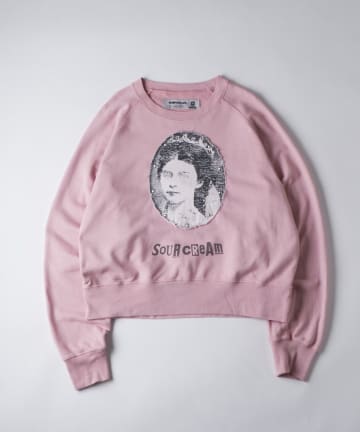 WHO’S WHO gallery(フーズフーギャラリー) 【Sourcream】リメイクスタッズスウェット