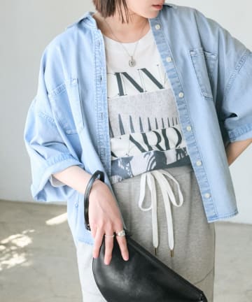 RIVE DROITE(リヴドロワ) 予約【RIMH（リムエイチ）】ポンチョデニムシャツ