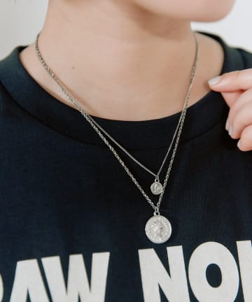 RIVE DROITE(リヴドロワ) 【R.good（アールドットグッド）】ミニコインショートネックレス
