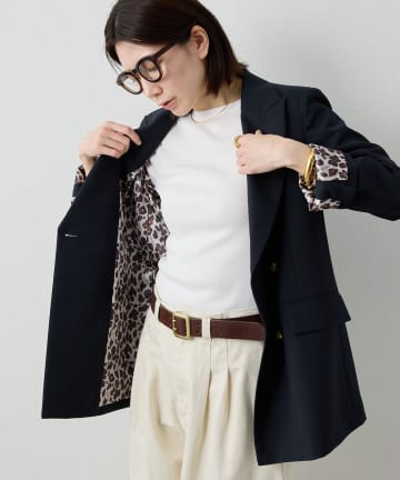 Whim Gazette(ウィム ガゼット) ＜一部店舗＆WEB限定＞紺ブレザージャケット