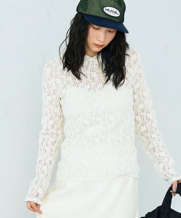 FREDY & GLOSTER(フレディ アンド グロスター) コットンレースフーディ