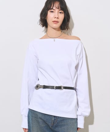 Whim Gazette(ウィム ガゼット) ヴィンテージワンショルプルオーバー