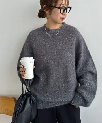 OUTLET(アウトレット) 【Discoat】メランジシャギーニット