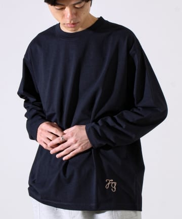 FREDY & GLOSTER(フレディ アンド グロスター) 【MARUDE COTTON】ロープ刺繍Ｔ ロングスリーブ