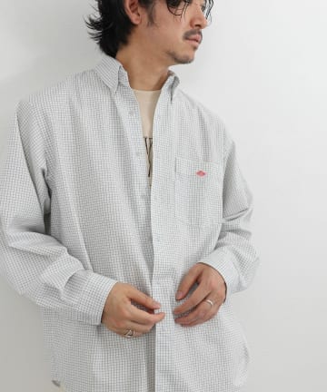 NOLLEY'S(ノーリーズ) 【DANTON】DOT BUTTON B.D. SHIRT LS