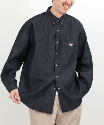 NOLLEY'S(ノーリーズ) 【DANTON】DOT BUTTON B.D. SHIRT LS