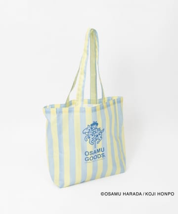 BIRTHDAY BAR(バースデイバー) OSAMU STRIPE ショッピングトートバッグ