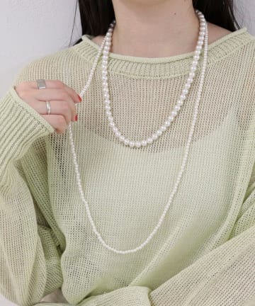 FREDY & GLOSTER(フレディ アンド グロスター) 大小パール2連ネックレス