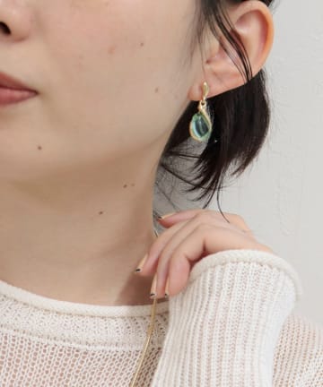 FREDY & GLOSTER(フレディ アンド グロスター) クリアドロップスイングピアス