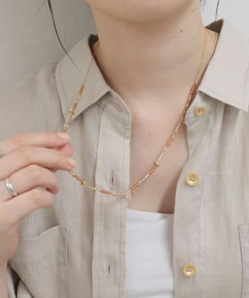 FREDY & GLOSTER(フレディ アンド グロスター) ストリングアジャストビーズチョーカー