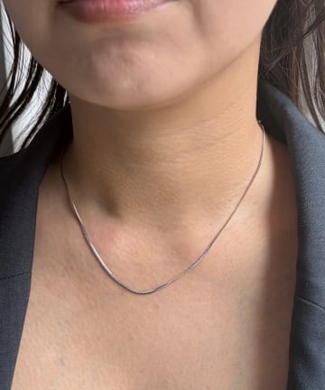 Lattice(ラティス) ＜ステンレス＞シンプルチェーンネックレス