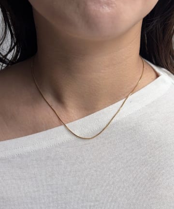 Lattice(ラティス) ＜ステンレス＞シンプルチェーンネックレス