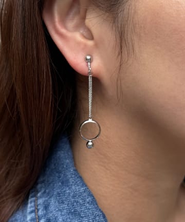 Lattice(ラティス) アシンメトリーイヤリング