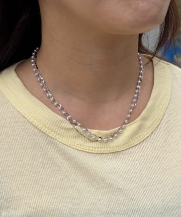 Lattice(ラティス) 2連パールネックレスセット(2P)