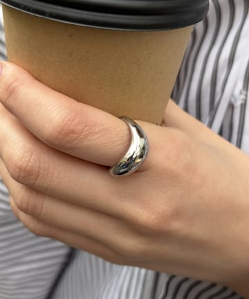 Lattice(ラティス) ＜ステンレス＞ニュアンスデザインリング