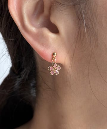 Lattice(ラティス) フラワーピアス