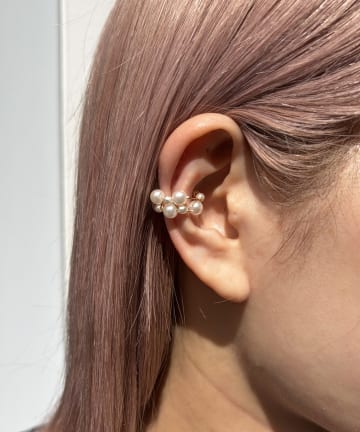 Lattice(ラティス) パールイヤカフ