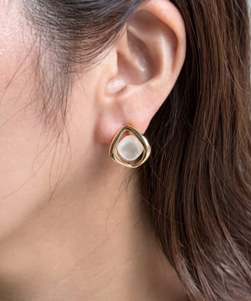 Lattice(ラティス) ストーンイヤリング