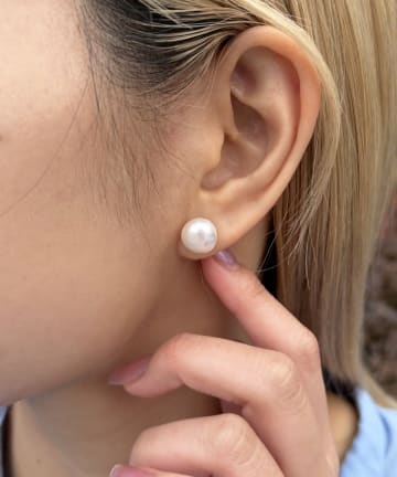 Lattice(ラティス) ＜ステンレス＞パールピアス