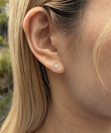 Lattice(ラティス) ＜ステンレス＞ストーンピアス