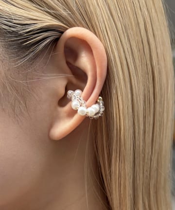 Lattice(ラティス) パールイヤカフ