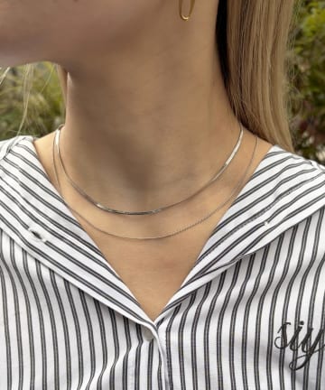 Lattice(ラティス) 2連チェーンネックレス