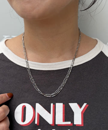 Lattice(ラティス) ＜ステンレス＞2連チェーンネックレス