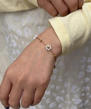 Lattice(ラティス) ＜ステンレス＞パールブレスレット