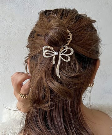 Lattice(ラティス) 【3/30 11:00~販売開始】【オケージョン】パールビジューシニヨンカフ