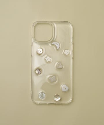 Lattice(ラティス) 【ボタンアイテム】スマホケース(iPhone13/14/15)