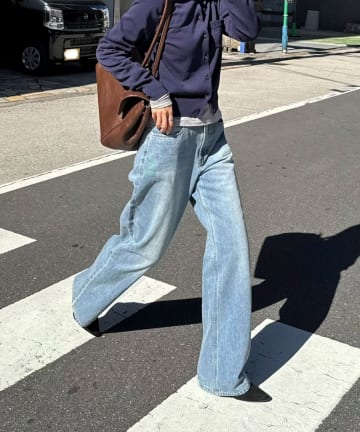 FREDY & GLOSTER(フレディ アンド グロスター) 【@sora_522m企画】BASIC STRAIGHT LIGHT DENIM