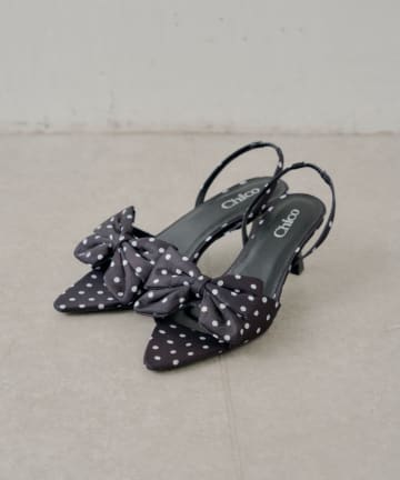 Chico(チコ) ドットリボンサンダル