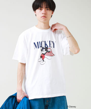 FREDY & GLOSTER(フレディ アンド グロスター) 【GOOD ROCK SPEED】ミッキーマウス プリントTシャツ