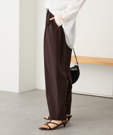 RIVE DROITE(リヴドロワ) 予約【接触冷感/撥水/花粉ガード】ギャザーバレルパンツ